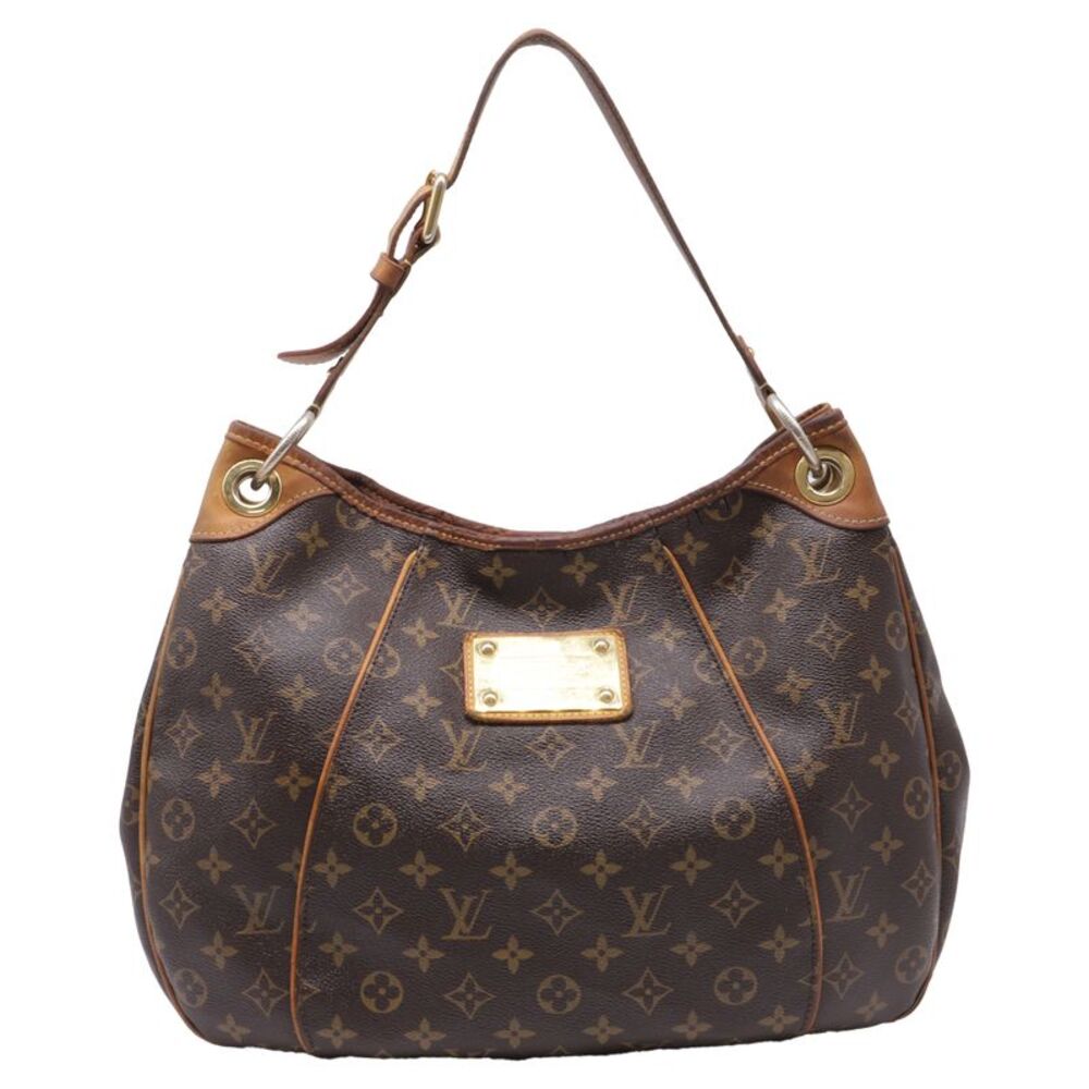 Louis Vuitton Monogram Galliera PM Bag in Brown Coated Canvas - Picture 1 of 12